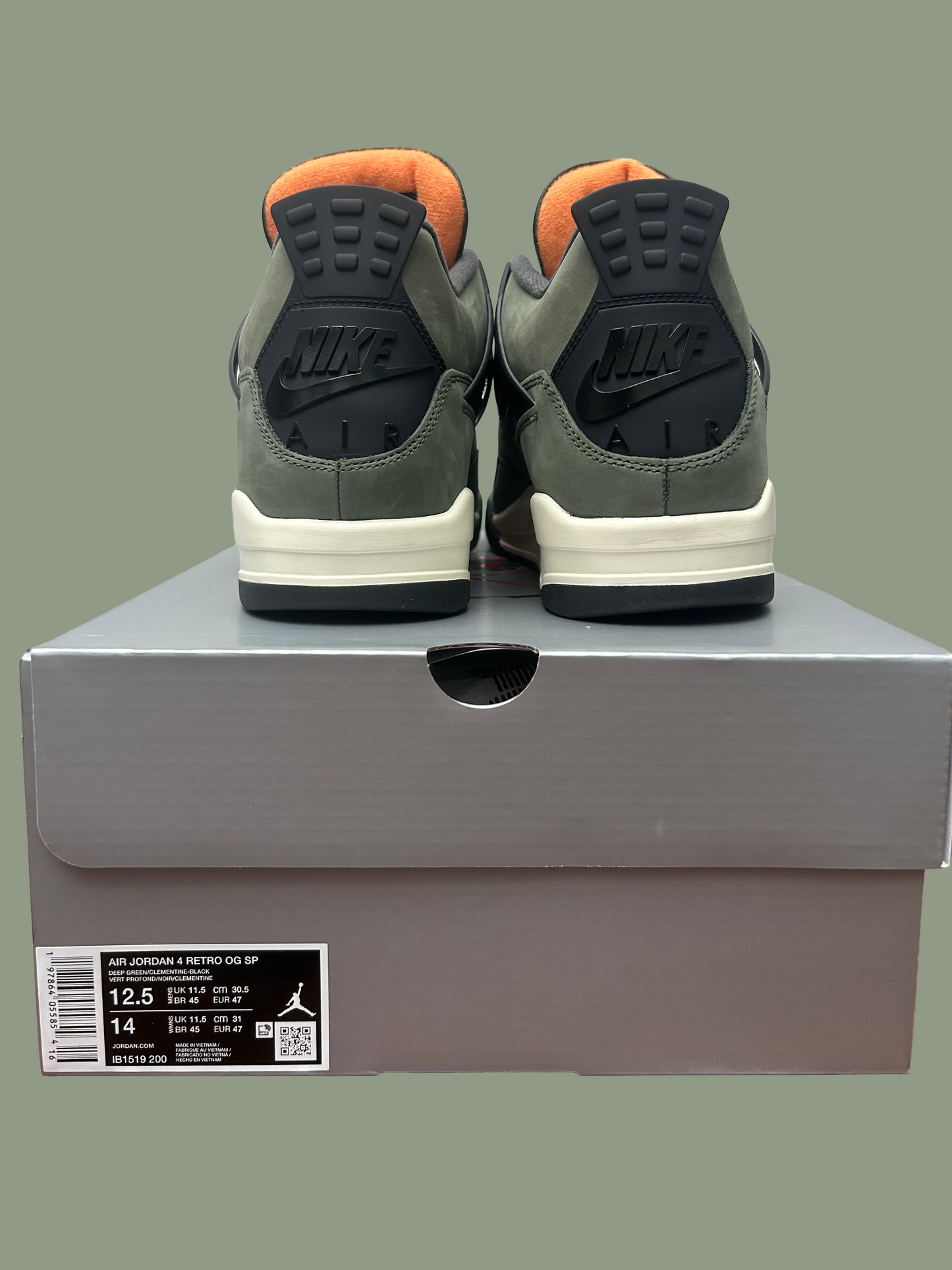 Undefeated Jordan 4 UK 11.5